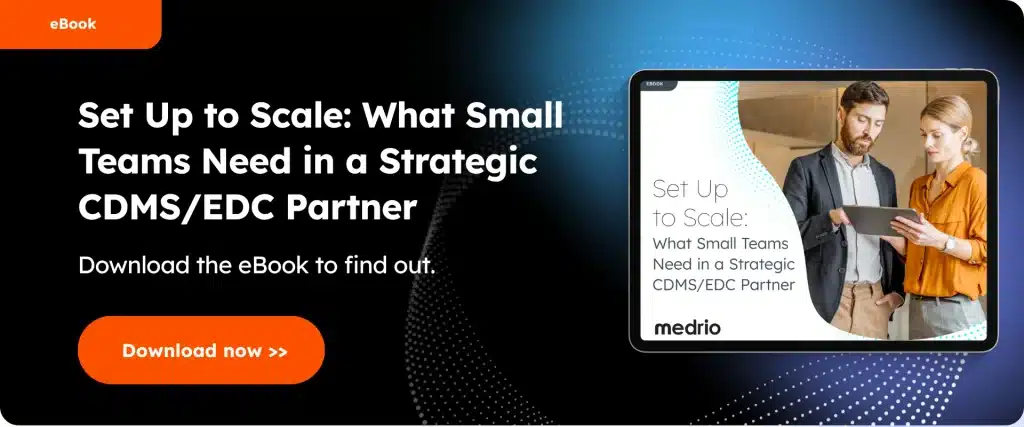 Download eBook for Clinical trial EDC Selection for Small Teams