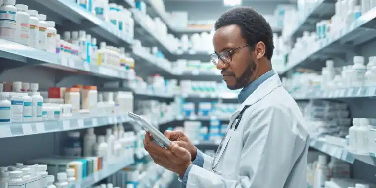 Man Using IRT in Clinical Trials