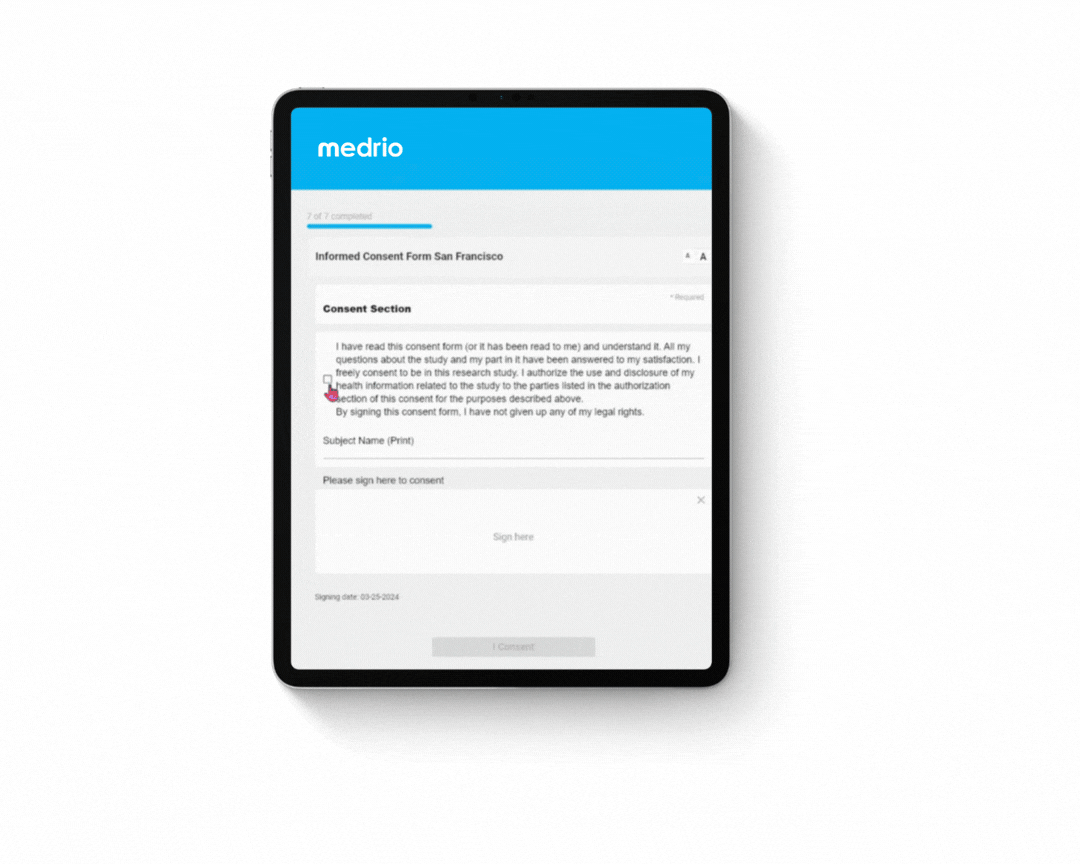 Website homepage gif