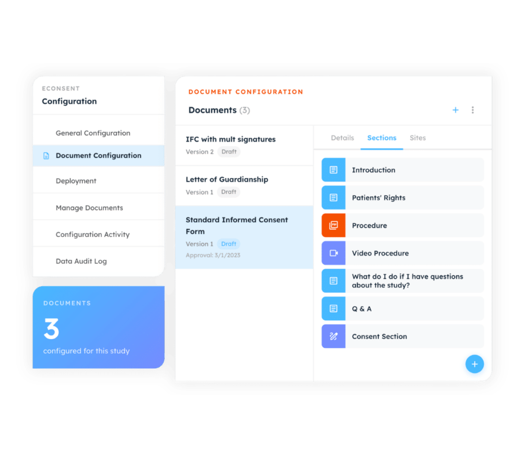 eConsent How to Configure document