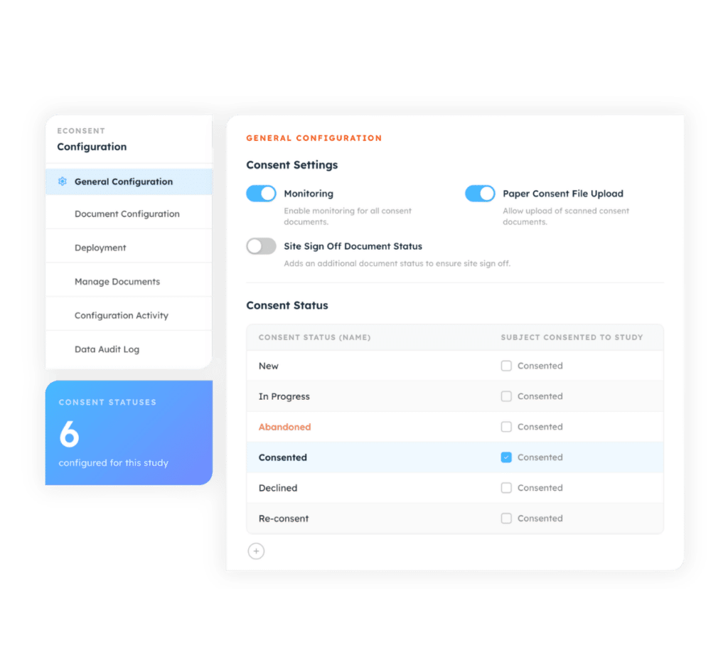 eConsent How to Configure form